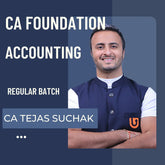 CA Foundation Accounting | Regular Batch By CA Tejas Suchak | For Jan 26 & May 26 Exams